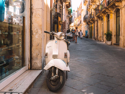 Give me a Vespa and I'll take you on vacation