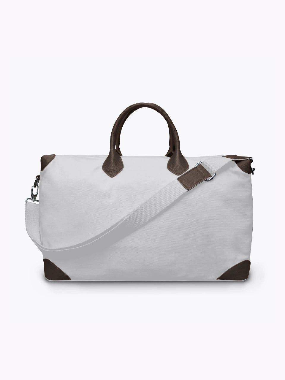 Weekender Small - White & Dark Brown