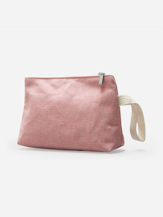 Italian Cotton Pink Clutch Bag Greta - 09