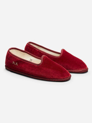 Bordeaux Flat Shoes- Handmade in Italy - 01