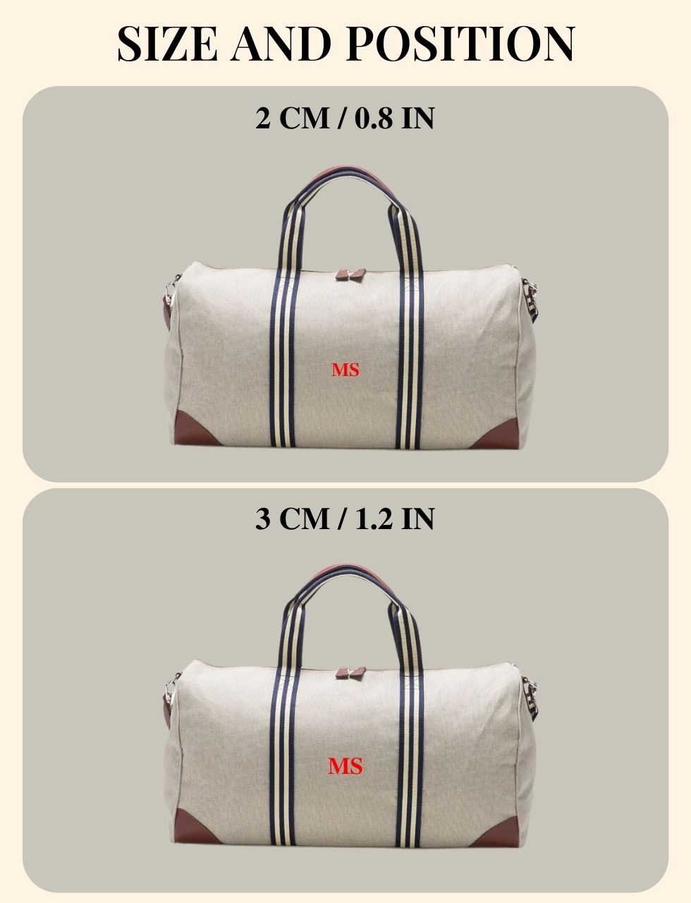 Italian Linen Canvas Travel Bag Boston - 09
