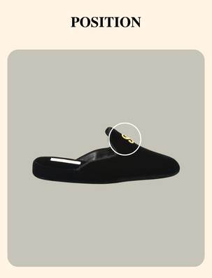 Black Velvet Slippers Handmade in Italy - 06