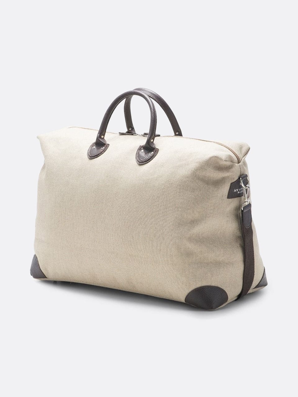 Italian Large Harvard Travel Bag - Linen - 02