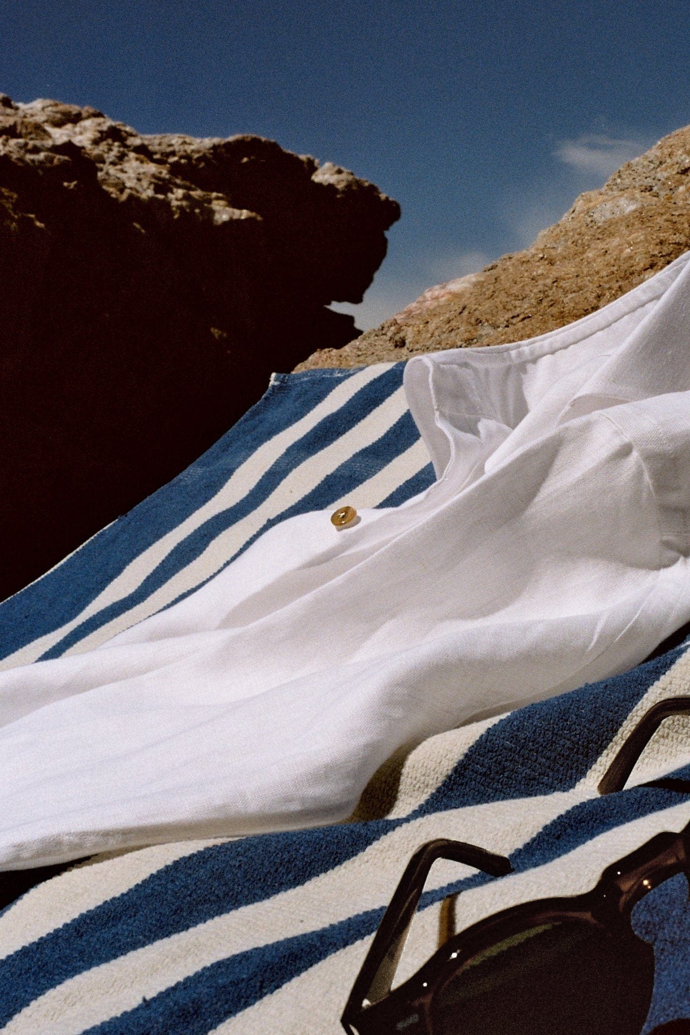 White Capri made in Italy Linen Shirt for man - 06